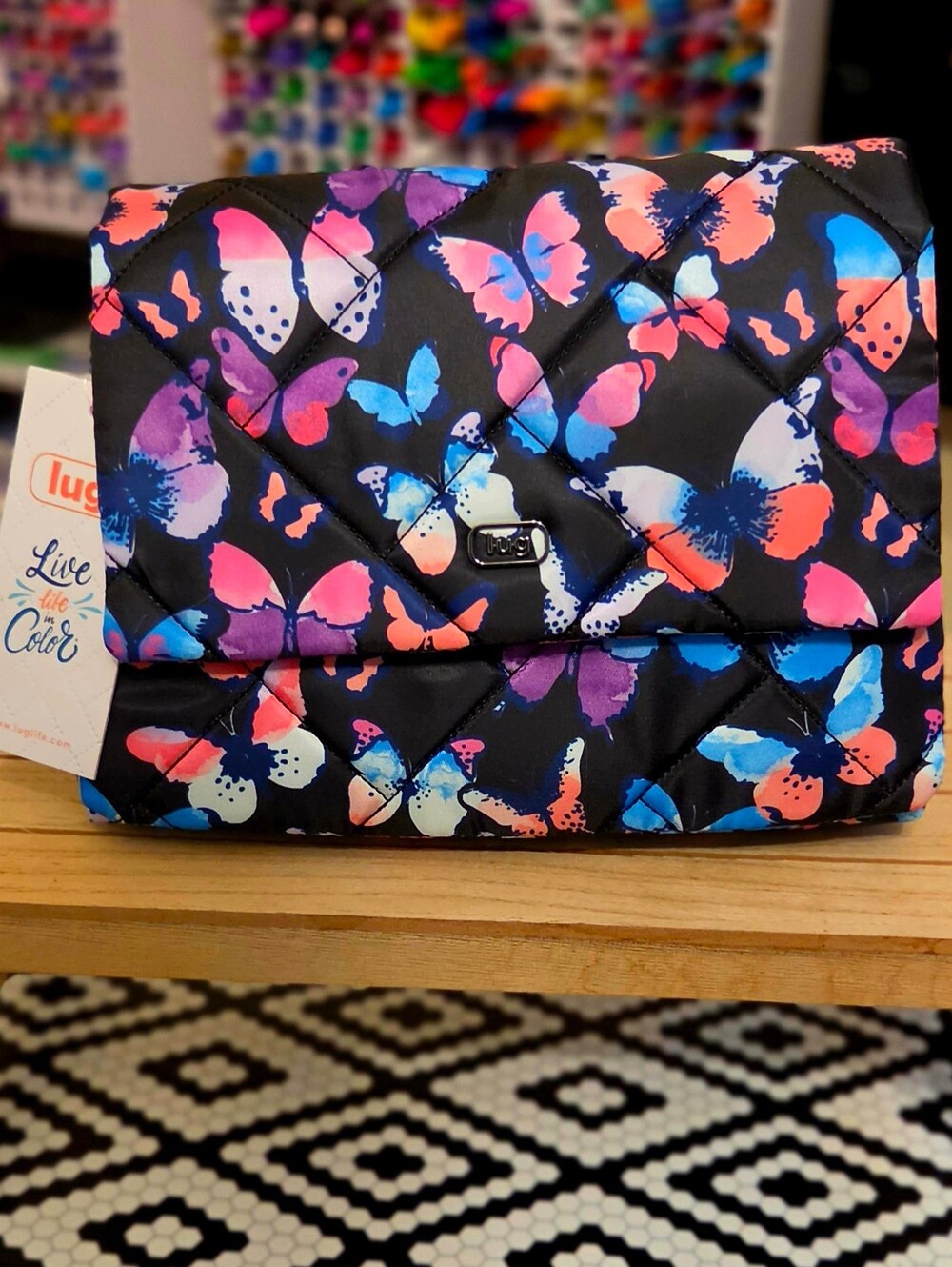 lug Plie Crossbody Bag With Two Strap Options